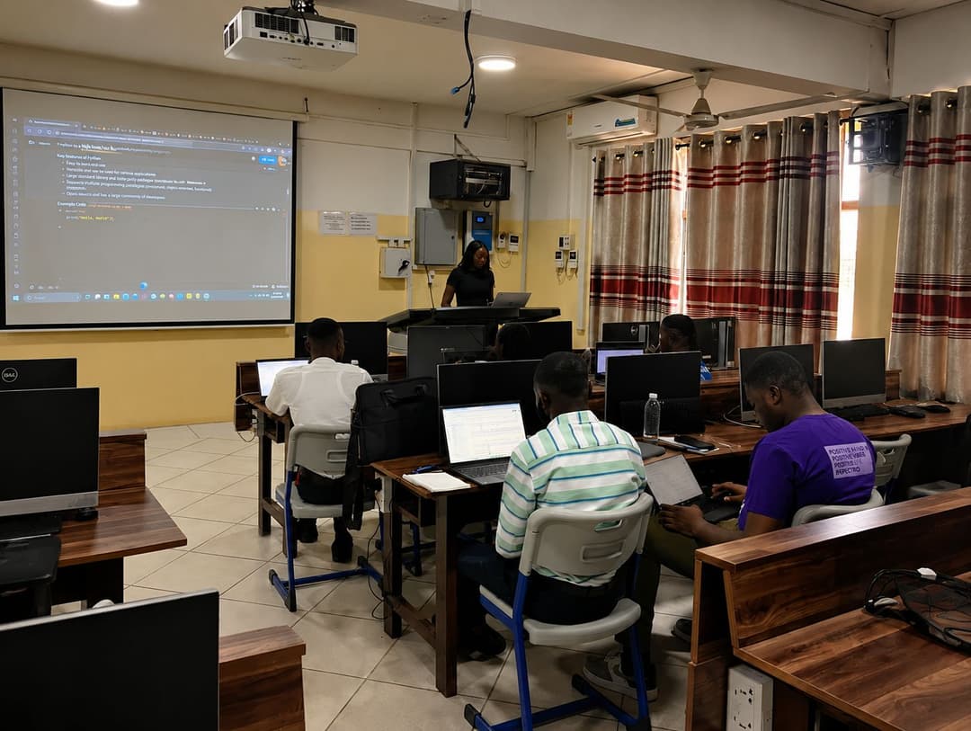 ACNEI learners participating in a classroom session.